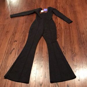 Black long sleeve jumpsuit